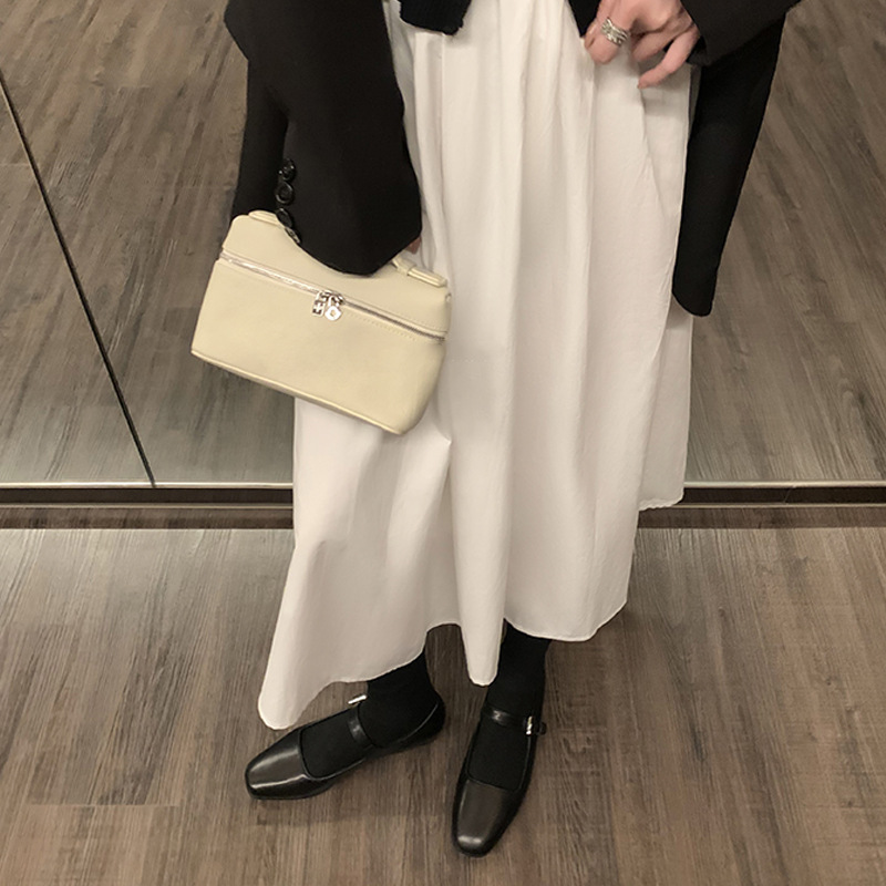 Comfortable Designer Casual Soft Sole Mary Jane Shoes for Women Single Strap Ballet Flats Grape Mom Style