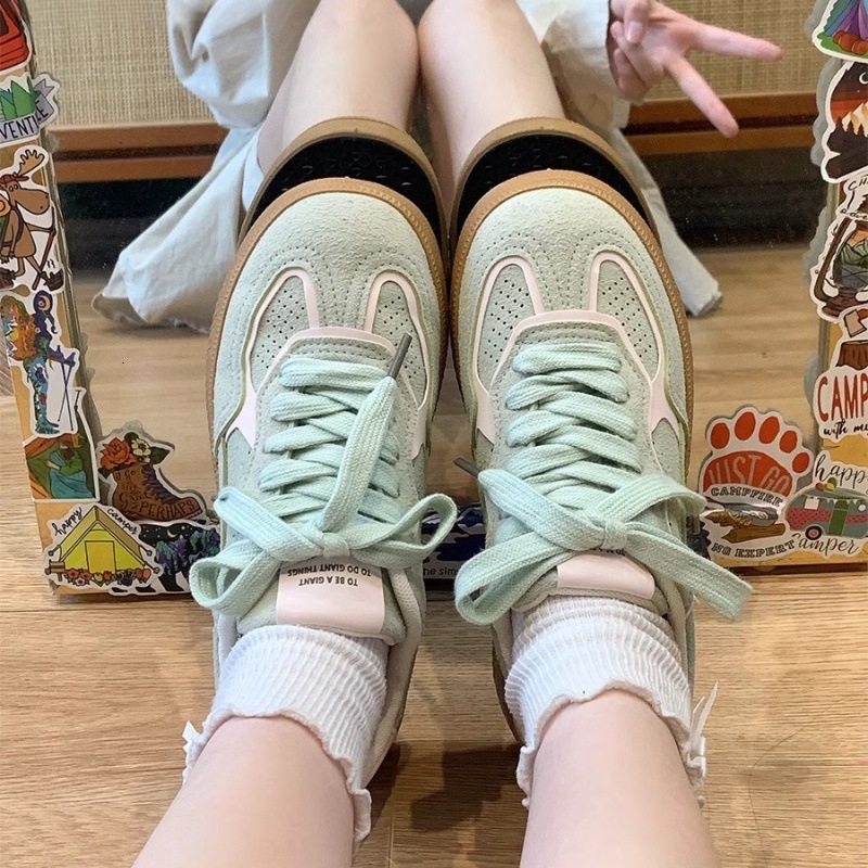 Ddmysports Niche German Training For Women Breathable Summer White Shoes Versatile Fashion Sneakers Casual Board Outdoor Shoes