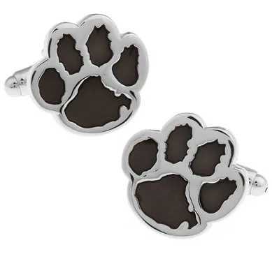 Men Gift Bear Paw Cuff Button Wholesale Black Blue Red Color Option Copper Material Novelty Animal Style Cufflinks wholesale XJ250614