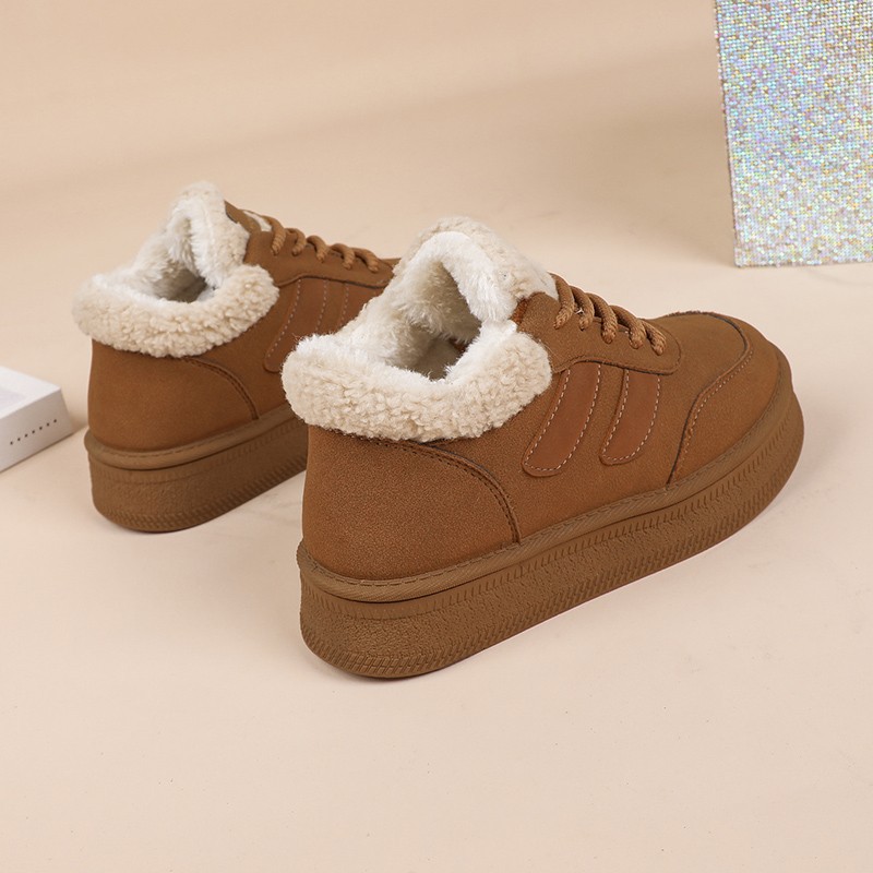 hot Free shipping designer Boots for woman cotton shoes winter new thick soled plush fashionable casual vintage snow boots