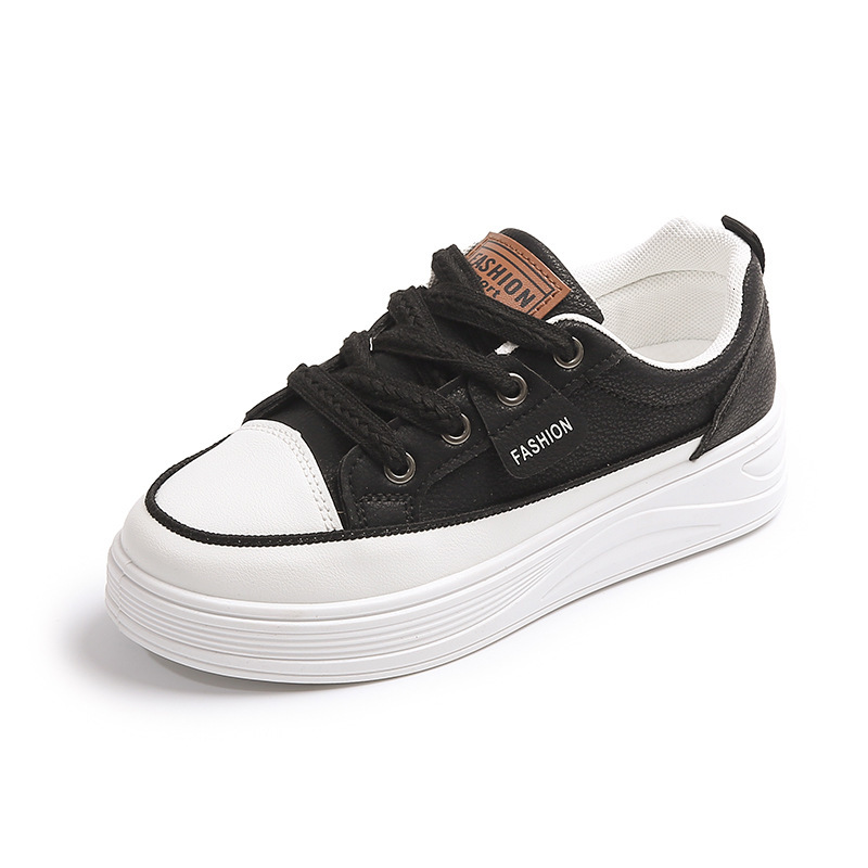 Ddmysports White Sneakers For Women Spring New Korean Style Ins Thick Sole Casual Sports Versatile Board Shoes Street Shooting A Outdoor Shoes