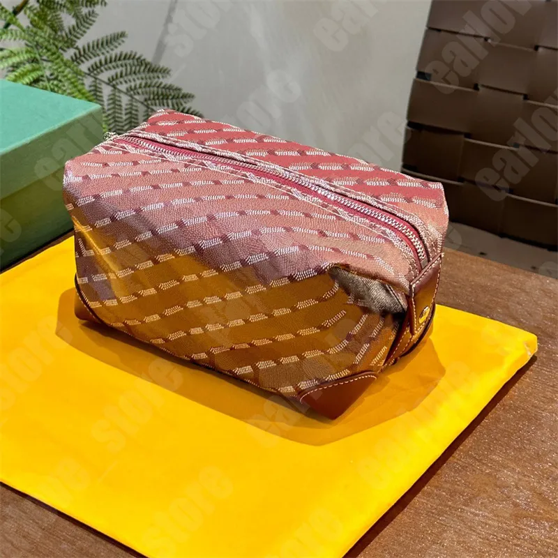 Makeup Bags Zipper Cosmetic Case for Women Designer Travelling Toiletry Bag Mens Wash Pouch Casual Leather Make Up Bags Clutch Purse BQD2506145