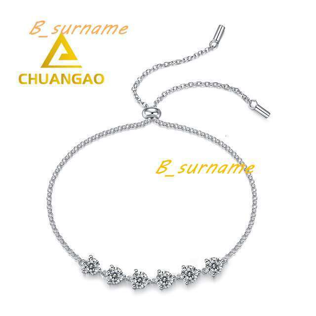 Diamond Tester Passing Jewelry Moissanite Bracelet Moissanite Bracelet