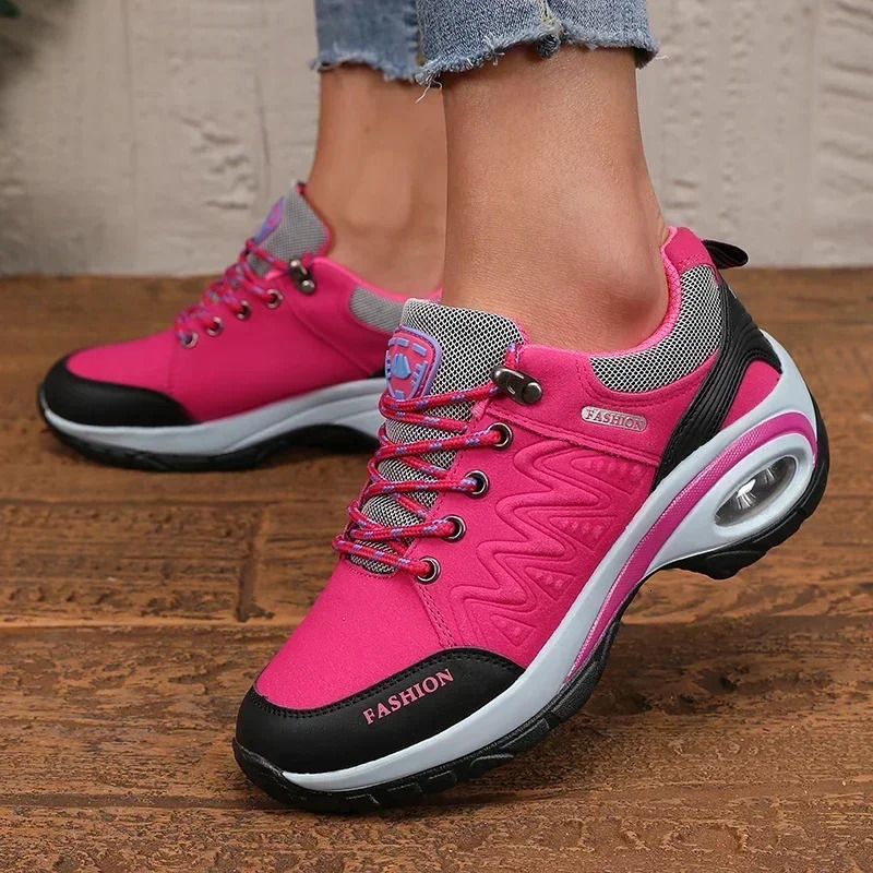 Vulcanized Womens Shoes Fashionable ious n Breathable Platform Shoes Comfortable Outdoor Hiking Womens Sneakers 250610