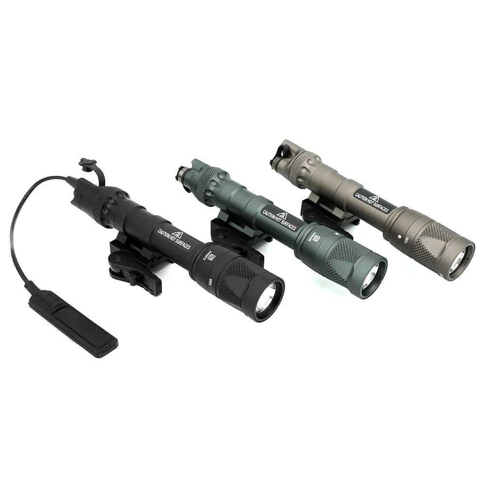 Tactical Light SF M622V Flashlight Vampire Scout Light Visible/IR LED Weapon Light with DS07 Switch QD ADM Picatinny Rail MountXJ250613
