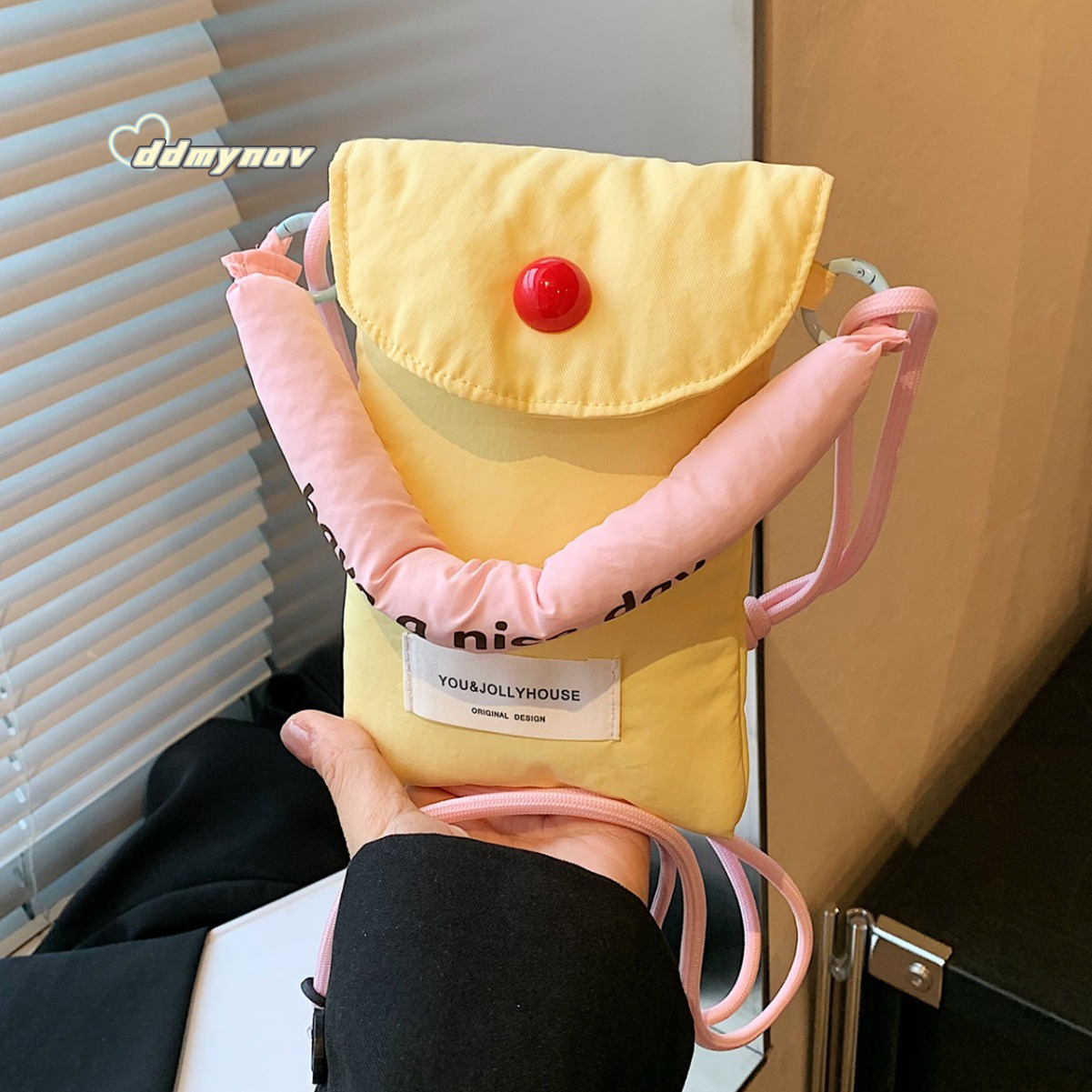 Korean Fashion Mini Phone 2025 New Dopamine Handheld Coin Purse Student Lightweight Shoulder Crossbody Bag ddmynov