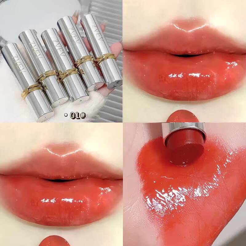 Tea Jelly Moisturizing Lipsticks Water Light Fade Lines Gloss Orange Red Tint Lasting Watery Lightness Lip Stick Makeup happy