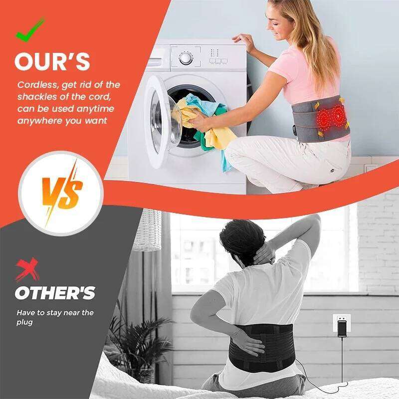 Electric Heating Massager Belts Vibration Iatable Heated Pads Protector Warmer Waist Back Warm Massage Health Care