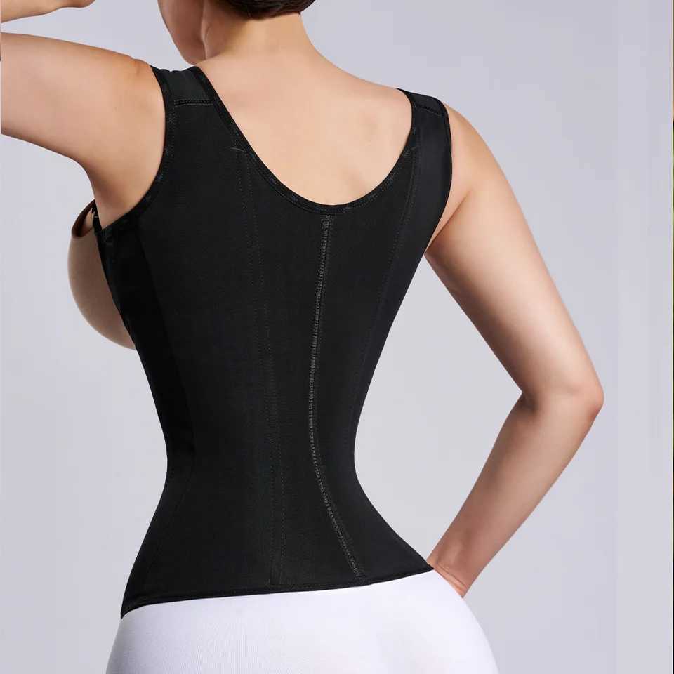 Women Waist Corset Hourglass Vest Sexy Tummy Control Girdle Black and Beige Body Shaper Slimming Belly Postpartum Repair XJ250614