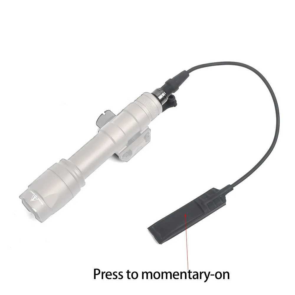 New Tactical M300 M600 Flashlight Remote Pressure Switch Dual Function Control SF Plug Airsoft Hunting Weapon Scout Light SwitchXJ250613