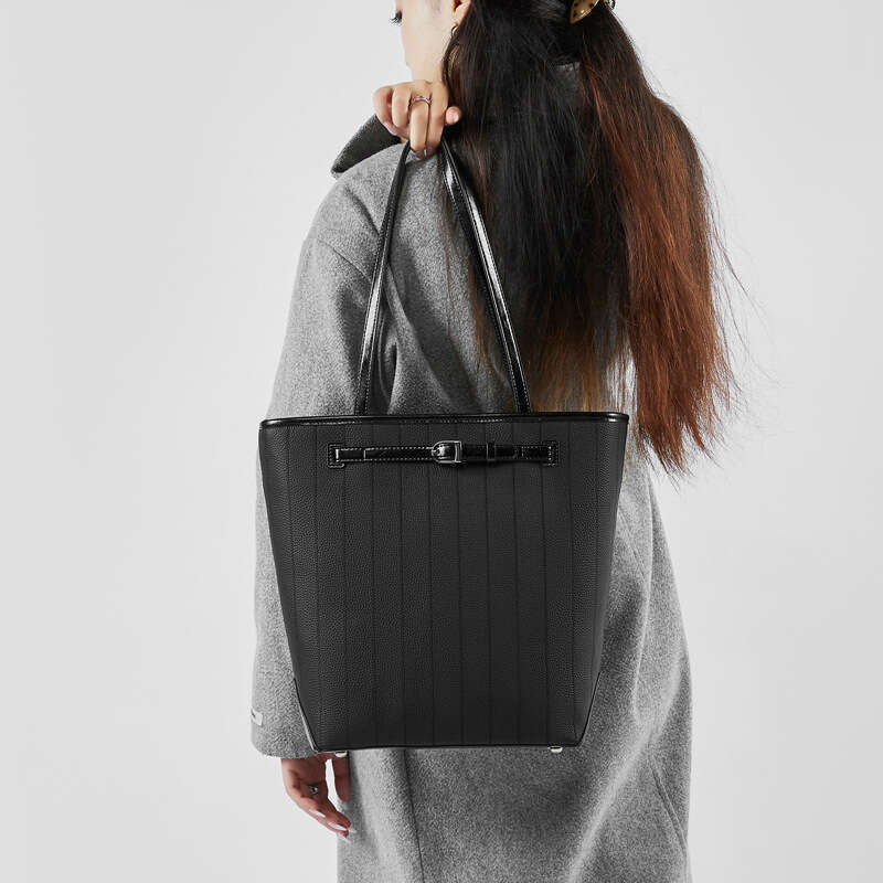 Designer Bag Genuine Leather Large Capacity Commuter Underarm For Women New Lazy Style Pattern Top Layer Cowhide Tote Bag