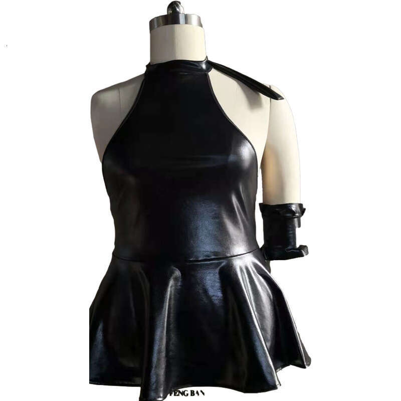 Sexy Lingerie Porn Suits New Patent Leather One Piece Swimsuit Set Sexy Lingerie Anime Two Dimensional Nightclub Temptation Plus Size Spell Lingerie