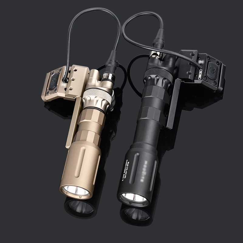 PLHV2 Flashlight Tactical High Power Scout Light Modlit PLH-V2 Hunting Weapon Lamp UNIT Offset Switch For 20mm Picatinny Rail XJ250613