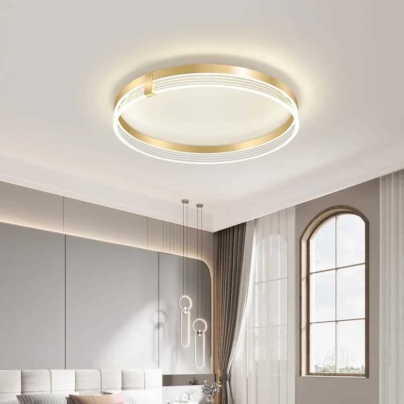 Modern Minimalist LED Ceiling Lamp With Bedroom Remote Control Modern Round LED Ceiling Lights For Living Room Home Ceiling LightXJ2500613