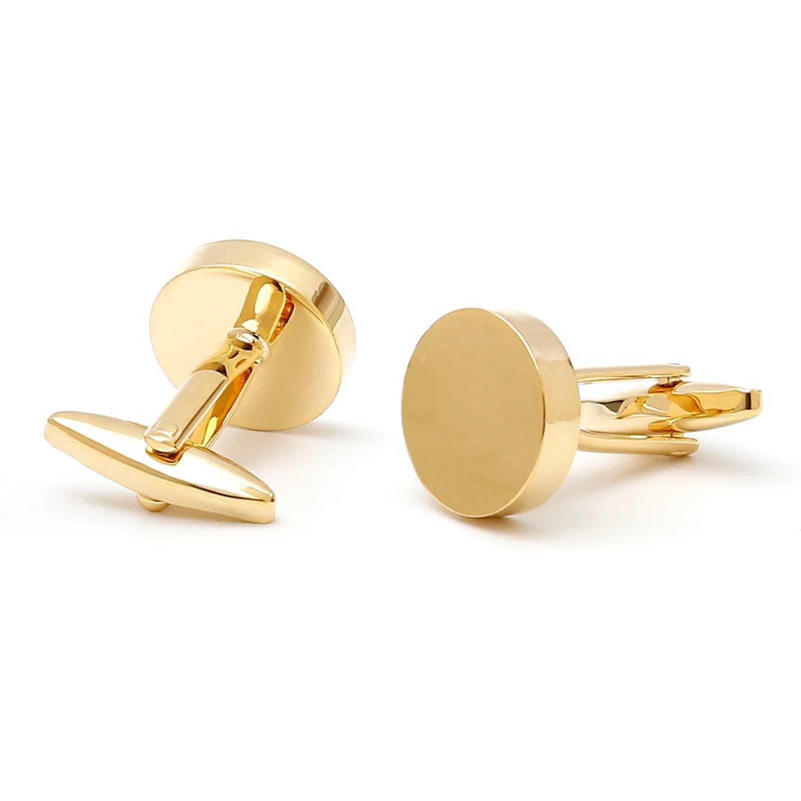 Cufflinks for Men TOMYE XK23004 Classic Rose Silver Color Round Button Casual Formal Fashion Dress Shirt Cuff Links Wedding Gift XJ250614