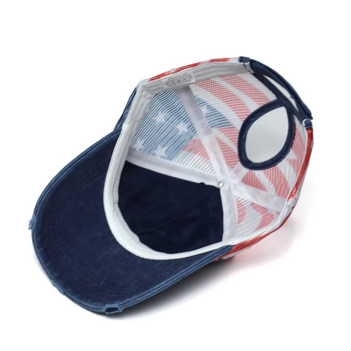 American Flag Camouflage Baseball Caps Mens Summer Hats Sunscreen Hats Womens Summer Hats Popular Tennis Hats W250614