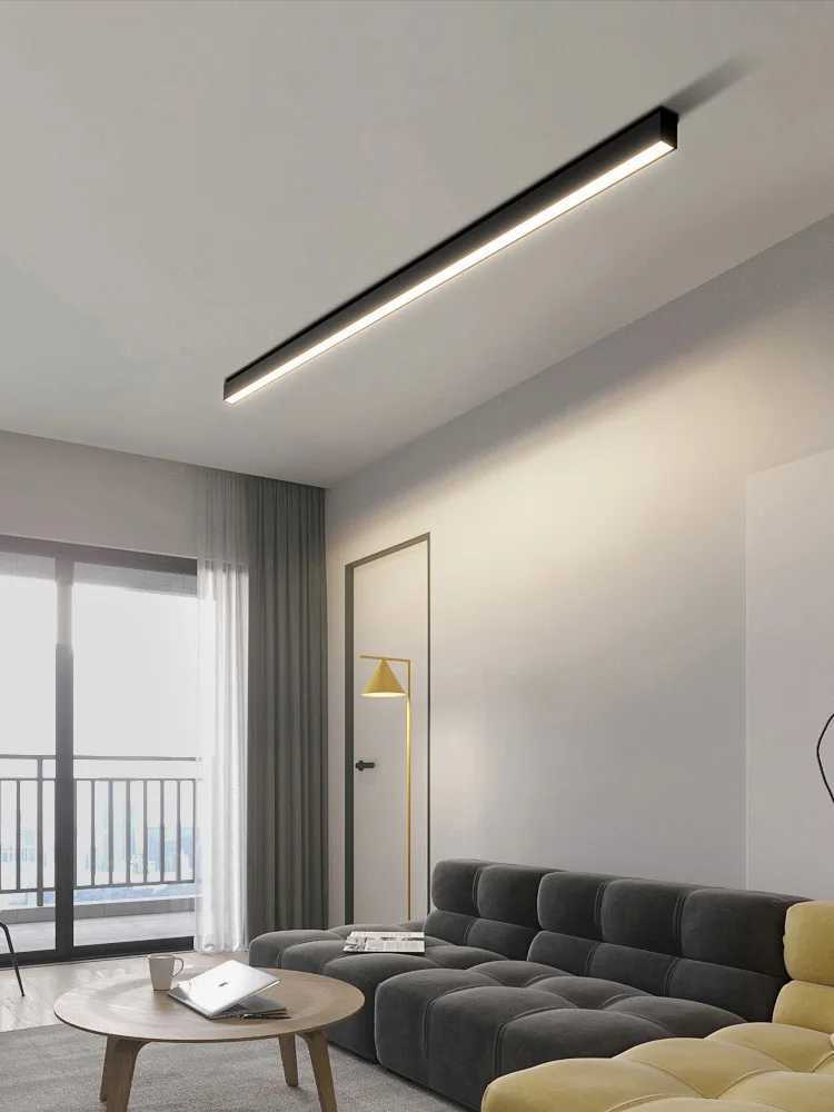 Modern Long Strip Ceiling Light Surface Mounted Minimalist Aisle Lamp Living Room Bedroom Kitchen Home Office LED LightingXJ2500613