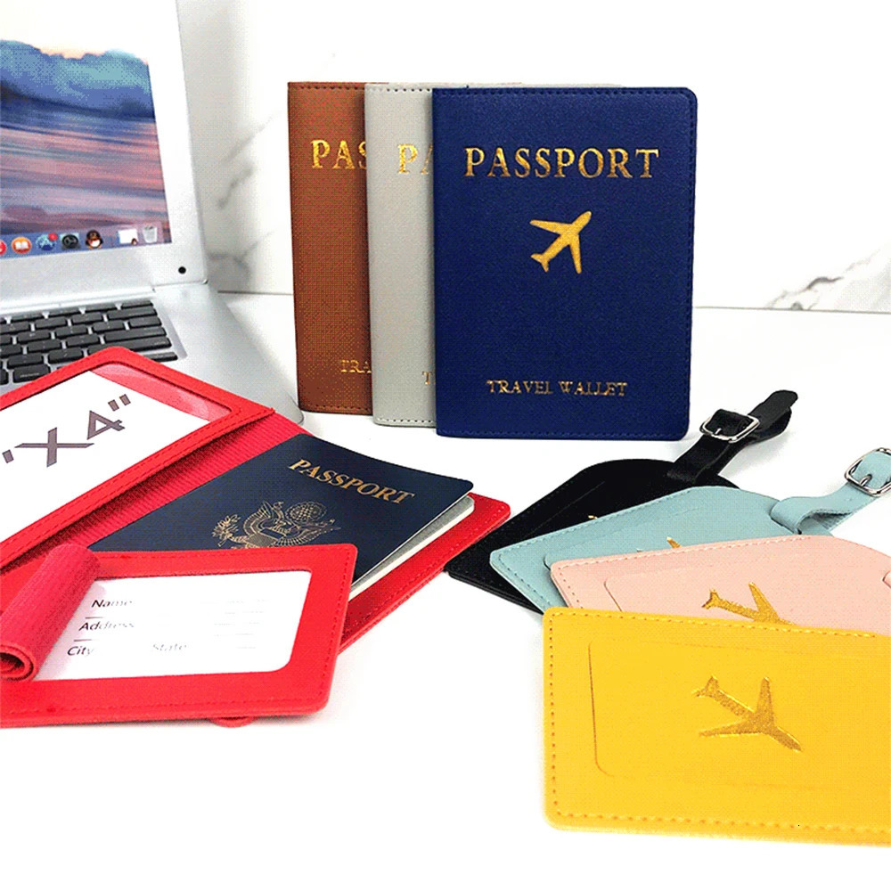 Luxury Gold Airplane Luggage Tag Custom Name Suitcase Address ID Label Personalize Initials Gift Women Men Travel Accessories 250614