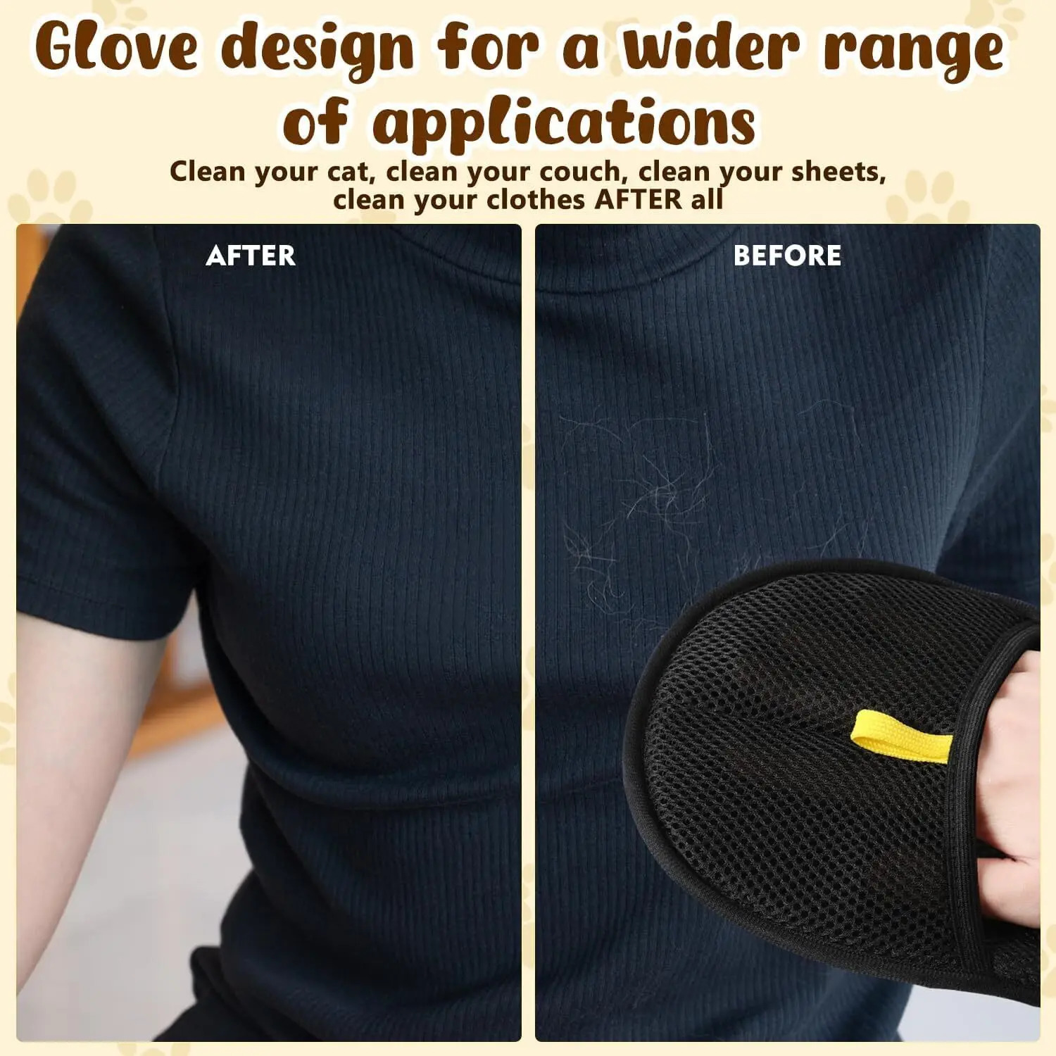 12pcs Pet Hair Remover Cat Gloves Double-Sided Fur Gloves Cat Dog Grooming Gloves for Washing Deshedding Cleaning Carpets Sofas 250614