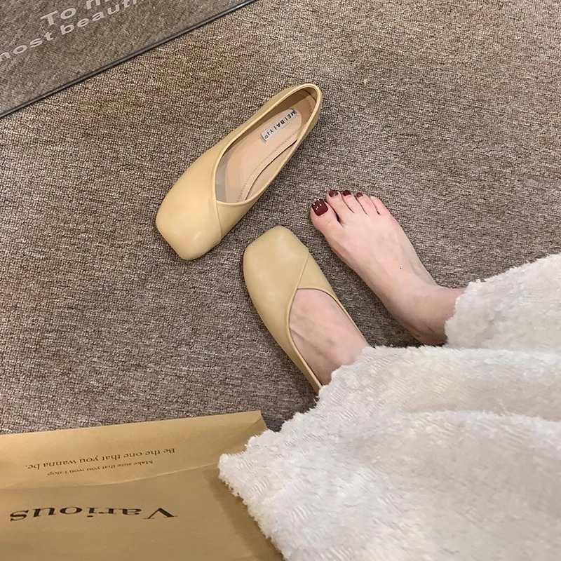 Ddmyoutdoor Ddmyoutdoor Shallow Mouth Grandma For Women Summer New Mary Jane Flat Single Loafers Gentle Evening Style Shoes Outdoor Outdoor Shoes