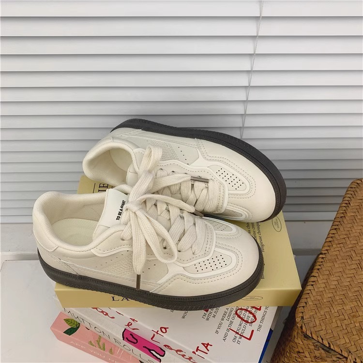 Ddmysports Autumn New German Training For Women Casual Versatile Breathable Lightweight Niche Sports Korean Style White Shoes Outdoor Shoes