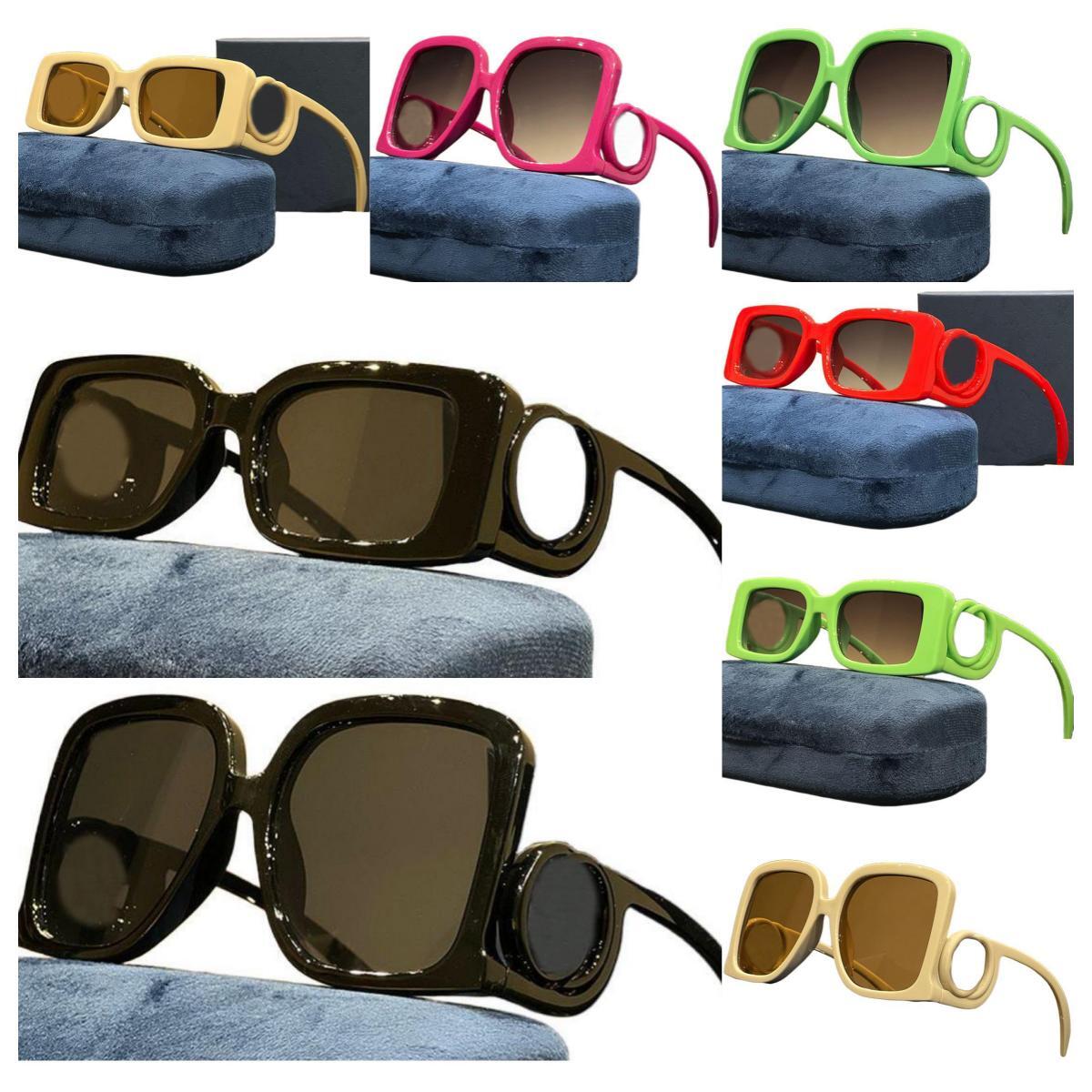 Lunettes de soleil designer homme femme Luxe Grandes montures Mode Extérieur Lentilles larges Classique Haute qualité Gafas Sonnenbrille
