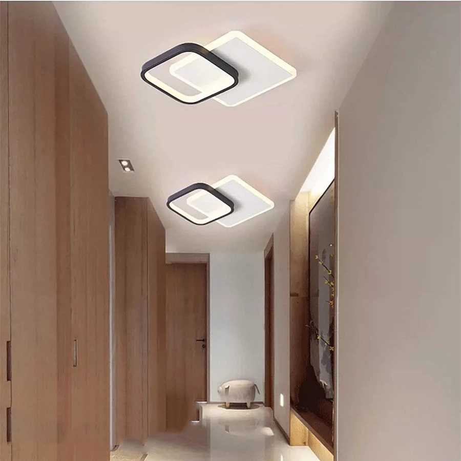 Nordic Luxury LED Aisle Light Modern Simple Metal Ceiling Light Living Room Restaurant Bedroom Decor Creative Ceiling Lamp Light XJ2500613