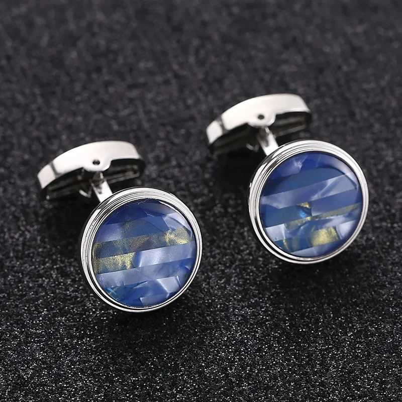 Fashion Enamel Dropped Oil Cufflinks Business Wedding Party Dress Jewelry Accessories Mens and Womens French Shirt ButtonsXJ250614