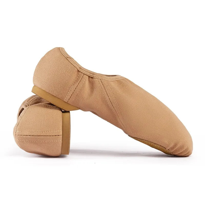 Coming High Quality Women Men Stretchy Canvas Pink Tan Brown Jazz Dancing Shoes 250613