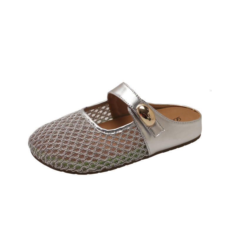 Ddmyoutdoor One Strap Dress With Mesh Toe New Style Sandals Women S Summer Outdoor Flat Non Slip Buckle Outdoor Shoes