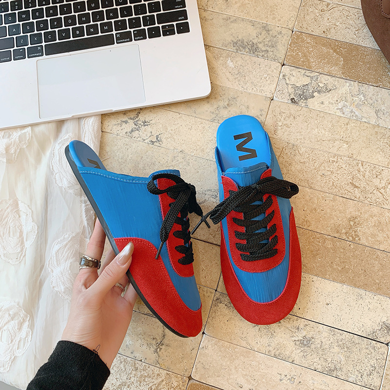 Ddmyoutdoor Baotou Half Slippers For Women Summer Outdoor New Trendy Versatile Niche Design Casual Lazy Sandals Outdoor Shoes