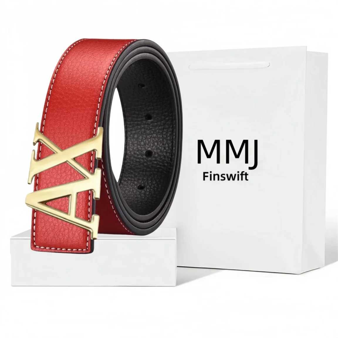 2025 New Luxury High Quality Letter Slide Buckle Designer Belts Men Genuine Leather Famous Brand 3.5cm Cowksin Ceinture Hme X250614