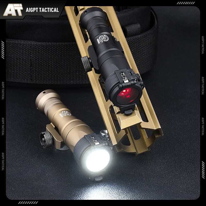 WADSN Tactical SF M300A Flashlight LED Scout Light With IR Fill Protector Cover For M300B M600B M300A M600C Hunting Accessories XJ250613