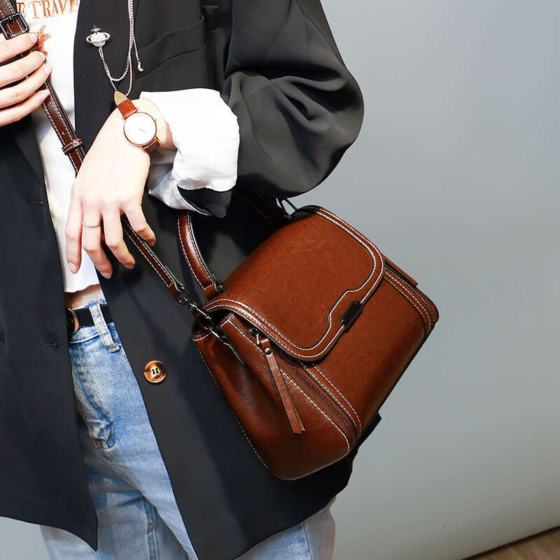 New Trend Genuine Leather Women S Fashion Handbag Versatile Shoulder Crossbody Bag For Women