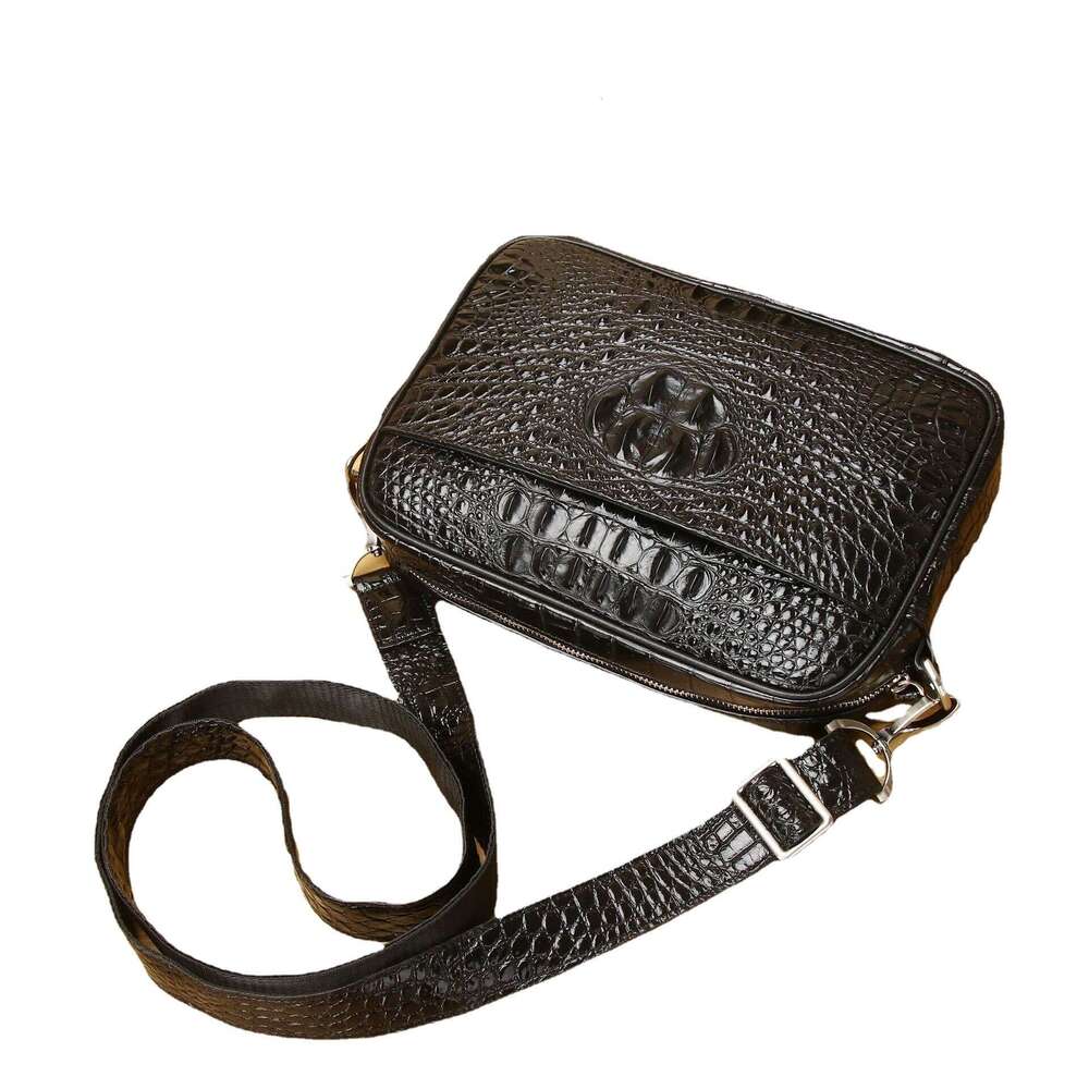 Pattern Crossbody Crocodile New for Men High-end Small Backpack Single Shoulder Diagonal Horizontal Fashion Casual Men's Bag 's