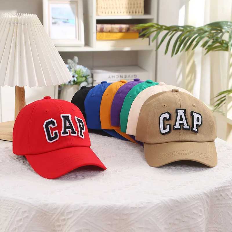 CAP Letter Childrens Baseball Cap Breathable Thin Sun Protection Caps for Boys and Girls Sports and Casual Sun Protection Caps W250614