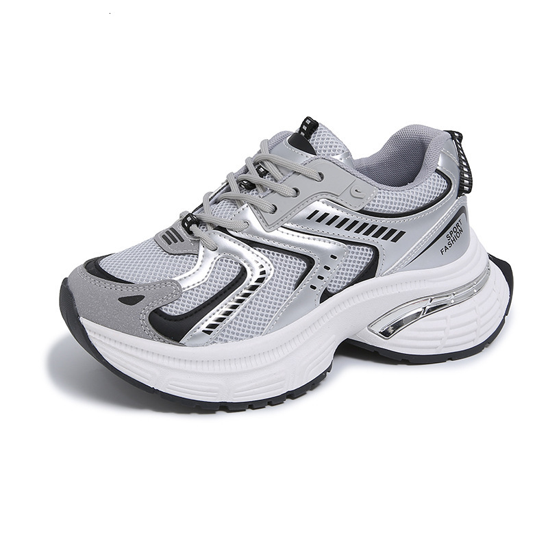 Ddmysports Ins Korean Style New Dad For Women Summer Student Sports Running Casual Shoes Thick Sole Height Increasing A Outdoor Shoes