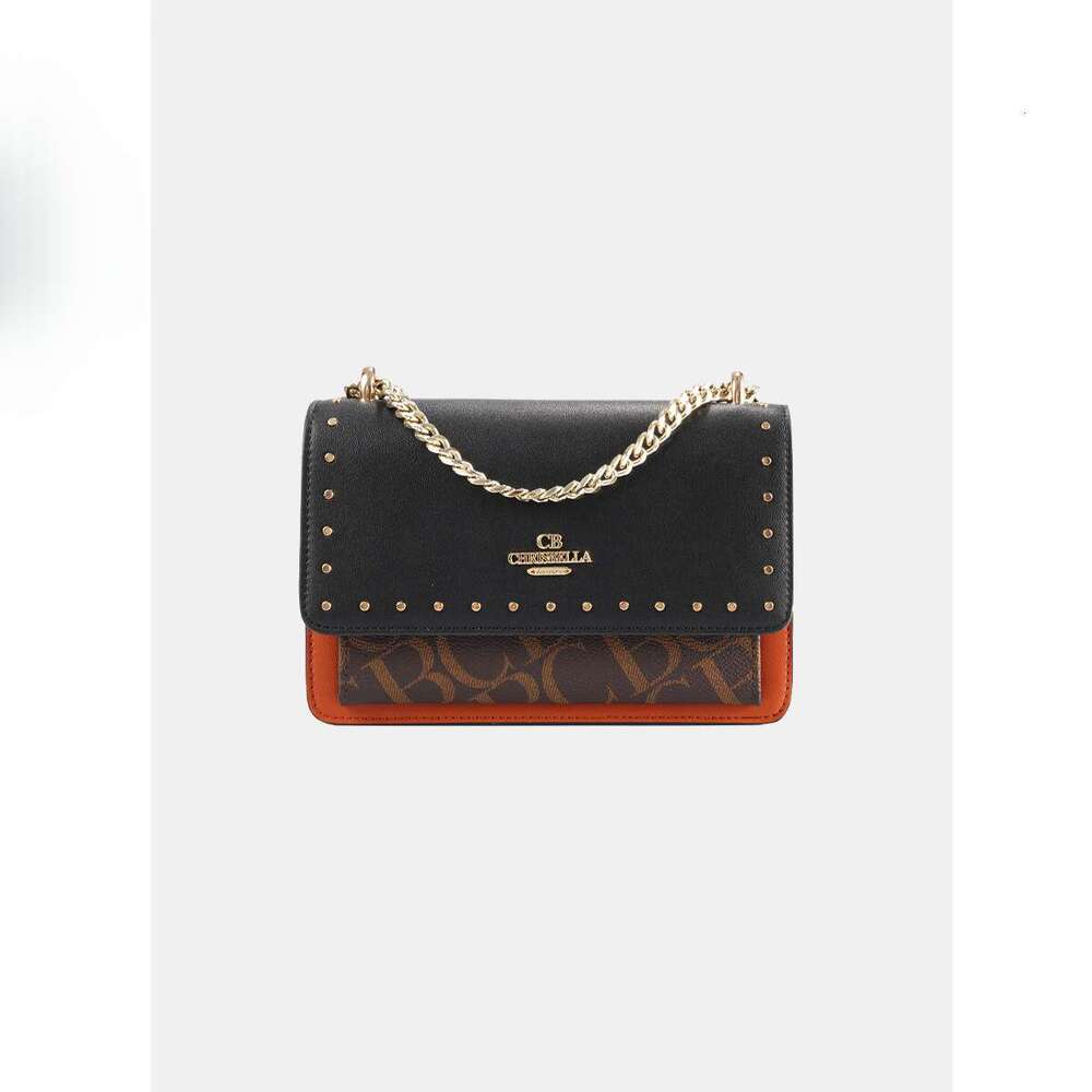 Women's handbag designer shoulder bag crossbody bag Studded Letter Print Chain Bag Fashion leisure and high-end feel