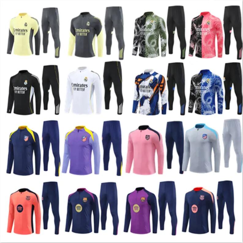 2025 2026 BELLINGHAM Madrids training suit Real Tracksuits 25/26 Madrids atletico madrids barcalona Long Sleeves men kids football sportswear