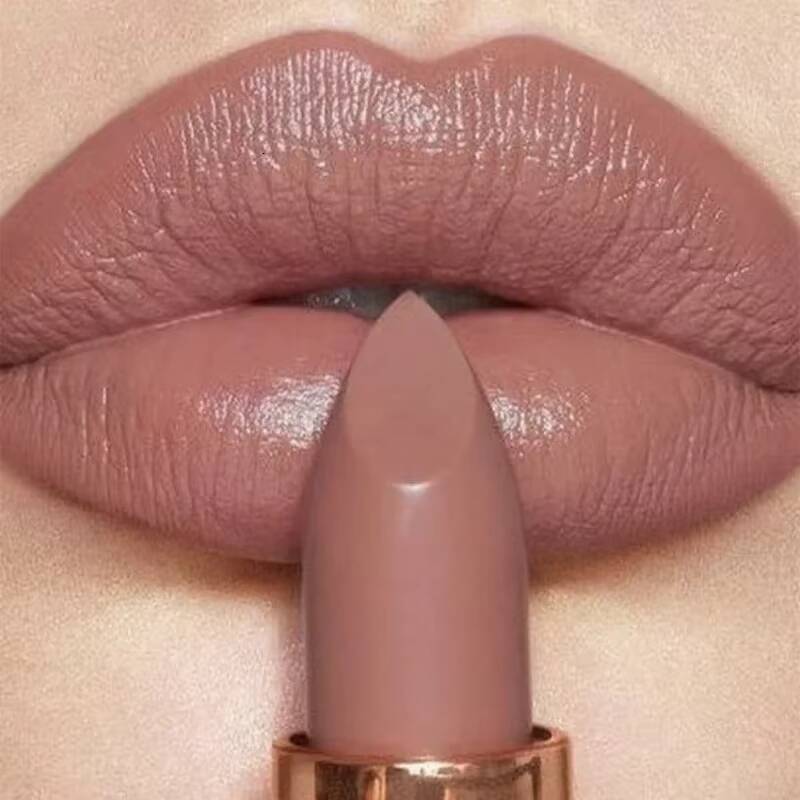 Waterproof Nude Matte Long Lasting Lip Stick Not Fading Sexy Red Pink Velvet Lipsticks Makeup Cosmetic Batom 6 Colors happy