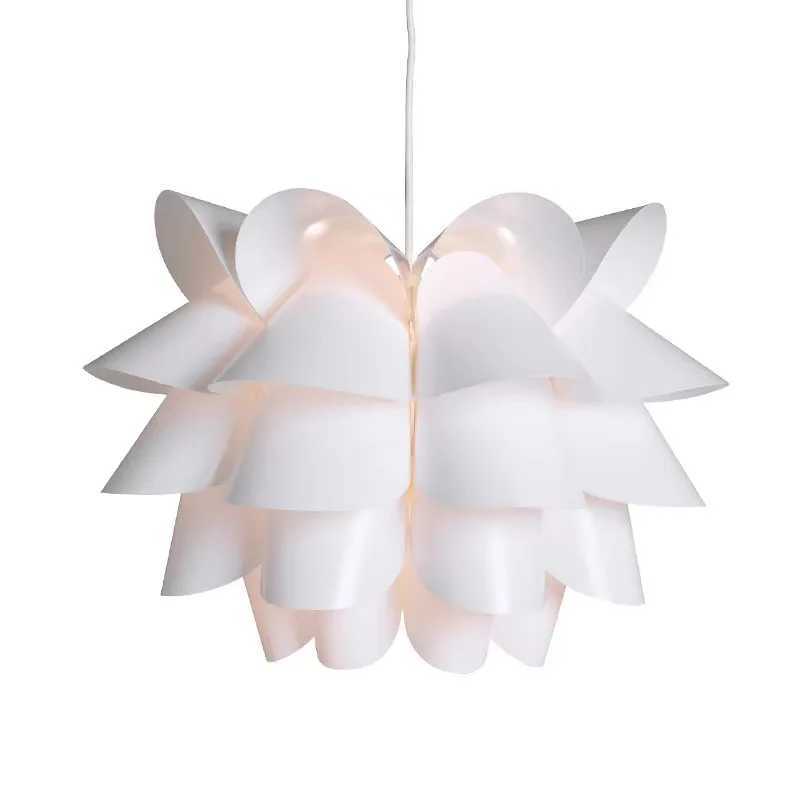 Lotus Chandelier Ceiling Pendant Lampshade DIY Puzzle Lights Modern Lamp Shade for North European Style Room XJ2500613