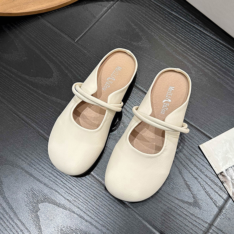Ddmysports Gentle Fairy Style Soft Sole Women S Summer New Bowknot Flat Loafers Comfortable Shallow Mouth Grandma Shoes Outdoor Shoes