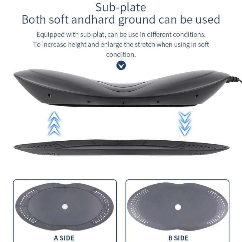 Multi-Level Adjustable Back Vibration Electric Waist Massager Lumbar Traction Device Iatable Hot Compress Spine