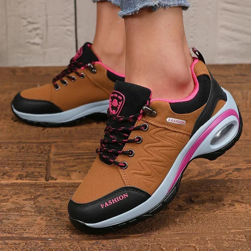 Vulcanized Womens Shoes Fashionable ious n Breathable Platform Shoes Comfortable Outdoor Hiking Womens Sneakers 250610