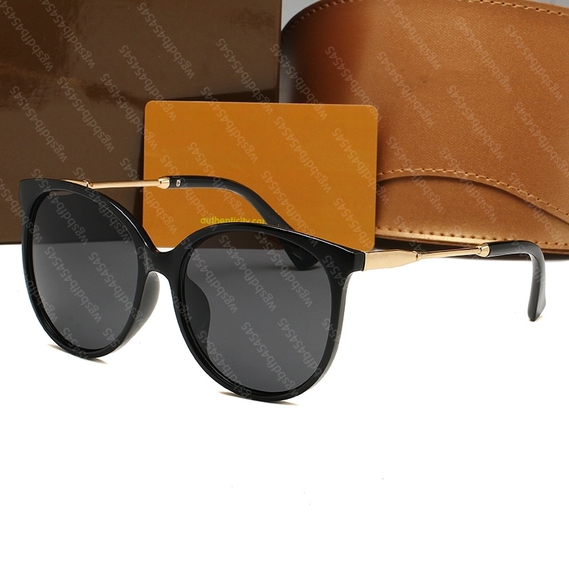 Fashion Designer Sunglasses 1719 Women Men Oval Glasses Womens Sunglass UV400 Polarized Glass Lens With Box