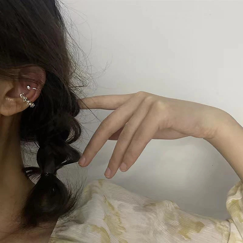 1 Set Fashion Non-Piercing Ear Clips On Earrings Minimalism Cartilage Ear Cuff Cartilage Earrings For Women Jewelry 250610