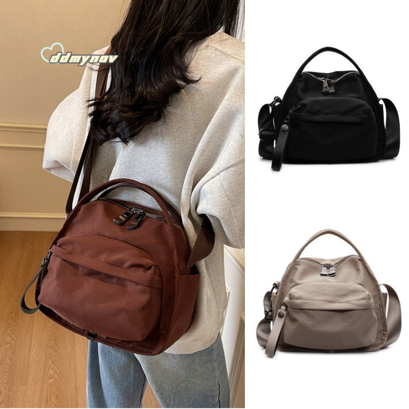 New Simple Lightweight Casual for Women Fashion Versatile Oxford Cloth Ladies Crossbody Bag Shoulder Handbag Commuter ddmynov