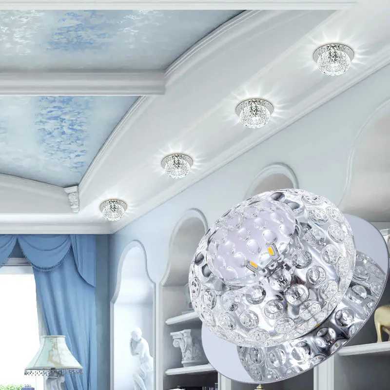 LED Surface Crystal Ceiling Lamps Home Improvement Hallway Kitchen Study Aisle Loft Decorative Lights Living Room Illumination XJ2500613
