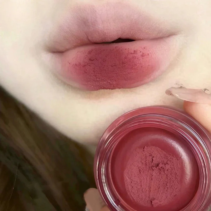 Canned Lip Mud Lip Glaze Lipstick r Velvet Matte Mousse Solid Lip Gloss Tint Lasting Makeup Korean Cosmetic with Brush 250614