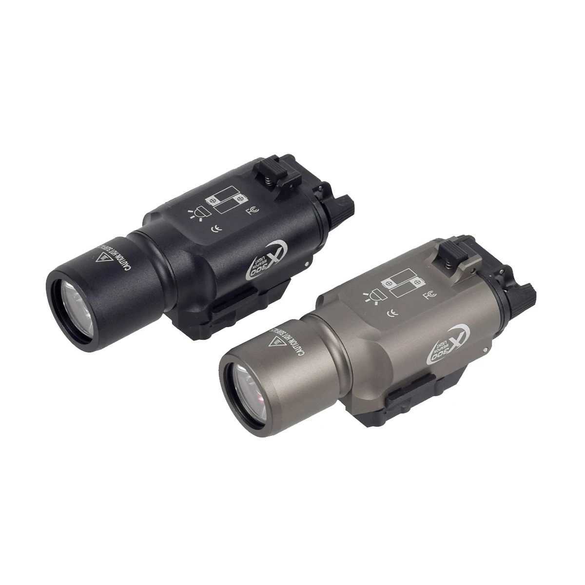 Tactical X300 X300U X300 Ultra Scout Light Weapon Gun Light Flashlight Rifle Constant Momentary Flashlight HuntingXJ250613